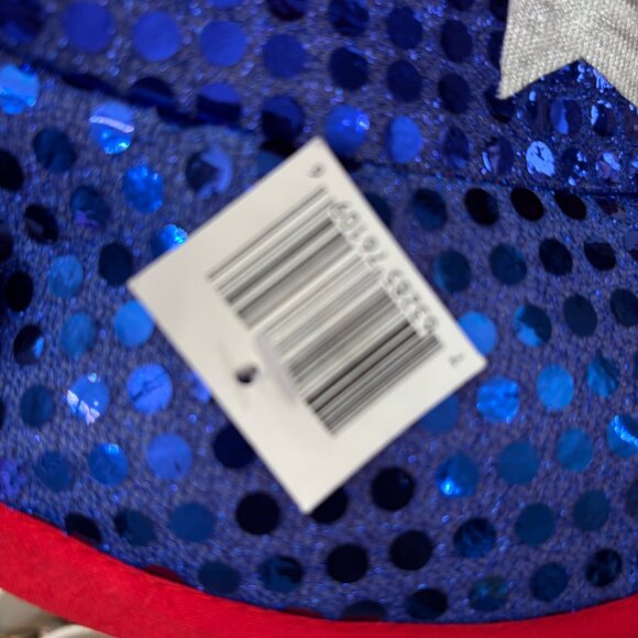 Uncle Sam 4th of July Stars & Stripes Sequin Top Hat NWT NOS - Picture 7 of 8